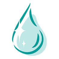 Illustration funkelnder Wassertropfen