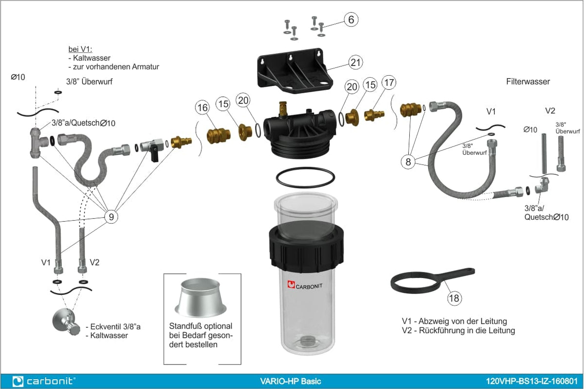 carbonit_vario-hp_basic_einbaufilter_zeichnung_stueckliste