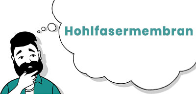 Illustration Hohlfasermembran