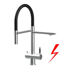 Niederdruck 3 Wegehahn Levanto__Edelstahl_matt
