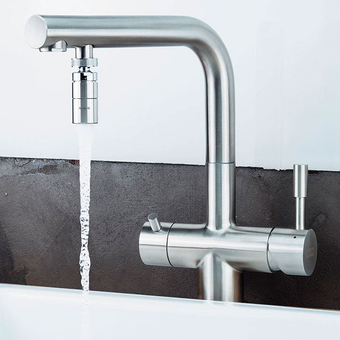 Untertisch-Wasserfilter mit 3-Wege-Wasserhahn und Wirbler